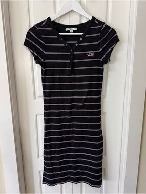 Vans Ribbed Stripe Mini Dress | Size Small